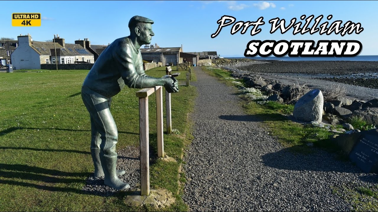 Port William, a little fishing village in South Scotland