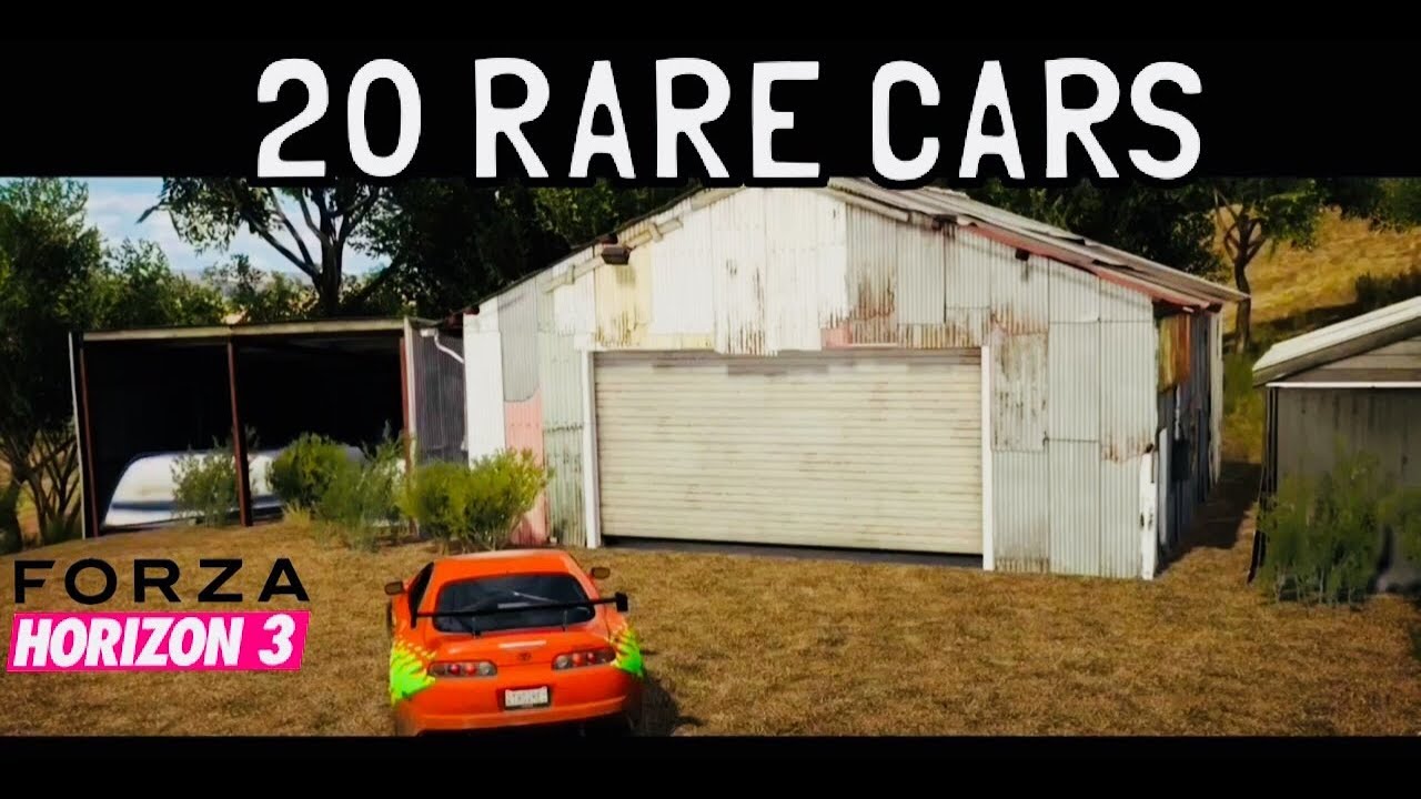 ALL Barn finds (before & after) Forza Horizon 3