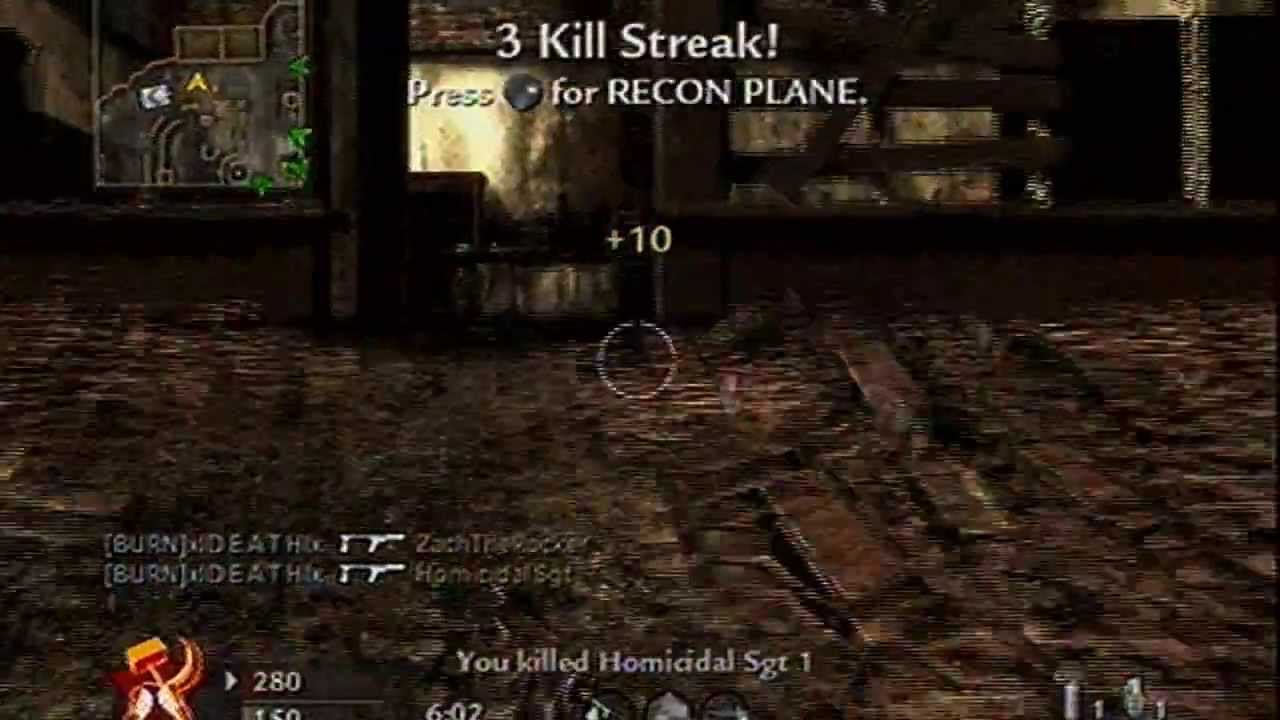 M2 Flamethrower Team Deathmatch Kill Streak Montage Call of Duty 5 World at War