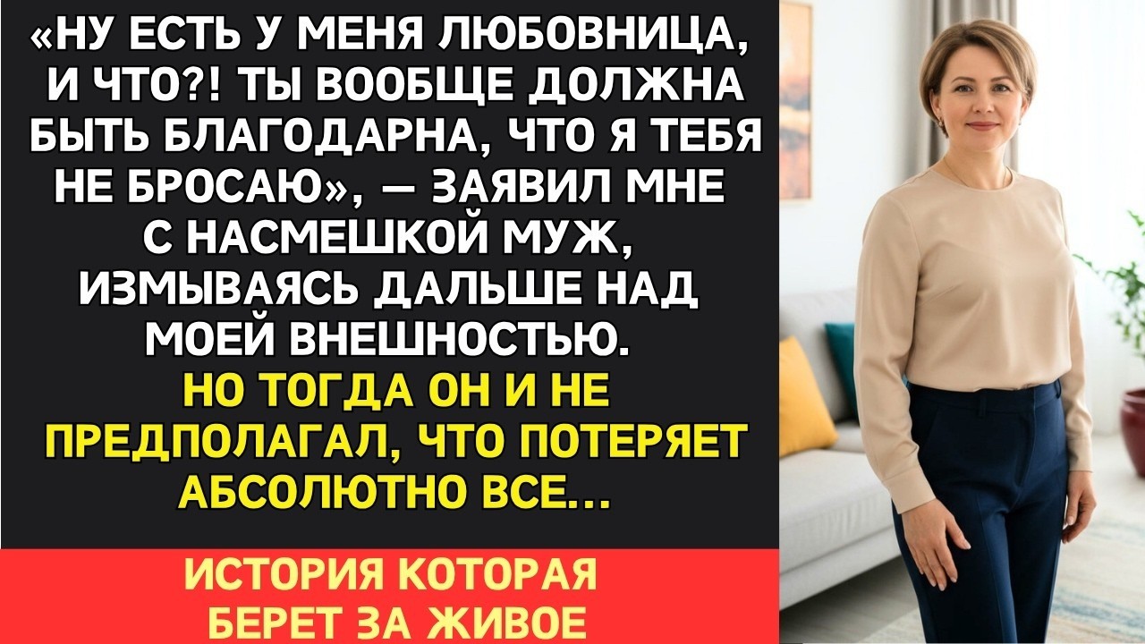 Муж не взял меня на корпоратив, заявив, что я выгляжу на все 60. Но спустя год он стоял передо мной.