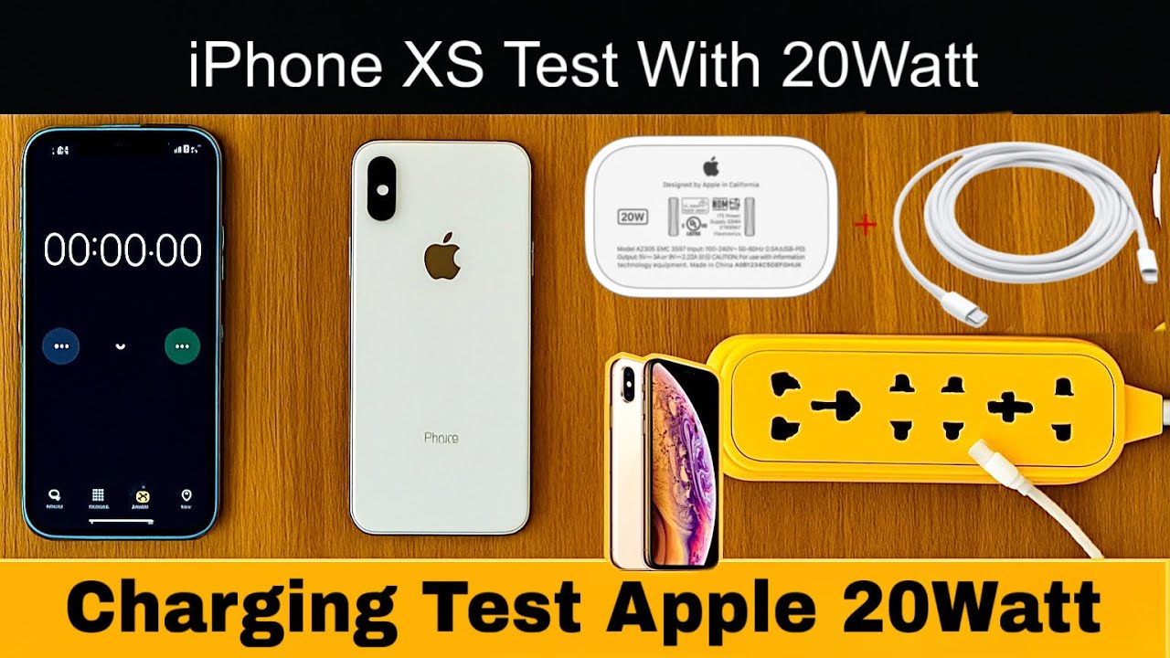 Apple 20W Charger Speed Test ⚡ | iPhone XS 0–100% Charging Test | Fast Charging Comparison 