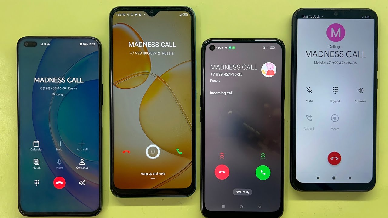 MADNESS INCOMING CALL Infinix Hot20 Vs Oppo A55 & Outgoing Call HONOR 50Lite Vs Xiaomi Redmi 9C NFC