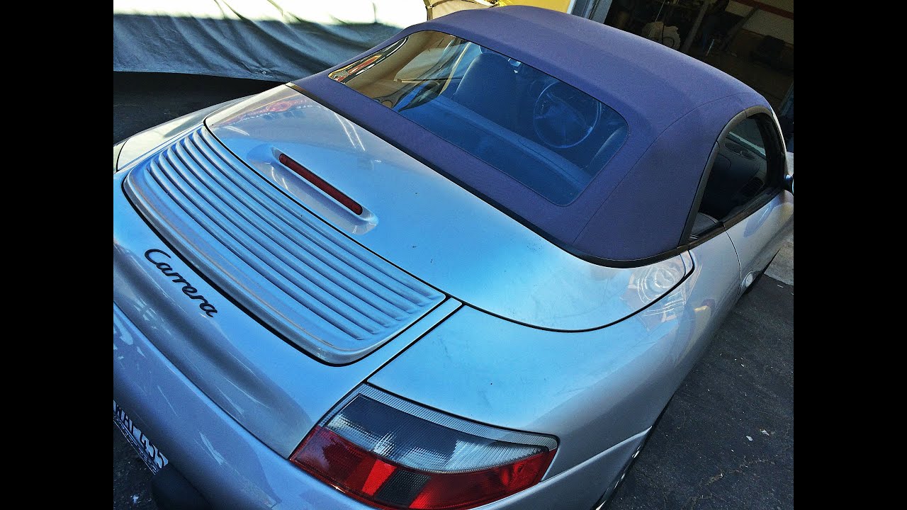 Porsche 911 Carrera convertible top replacement