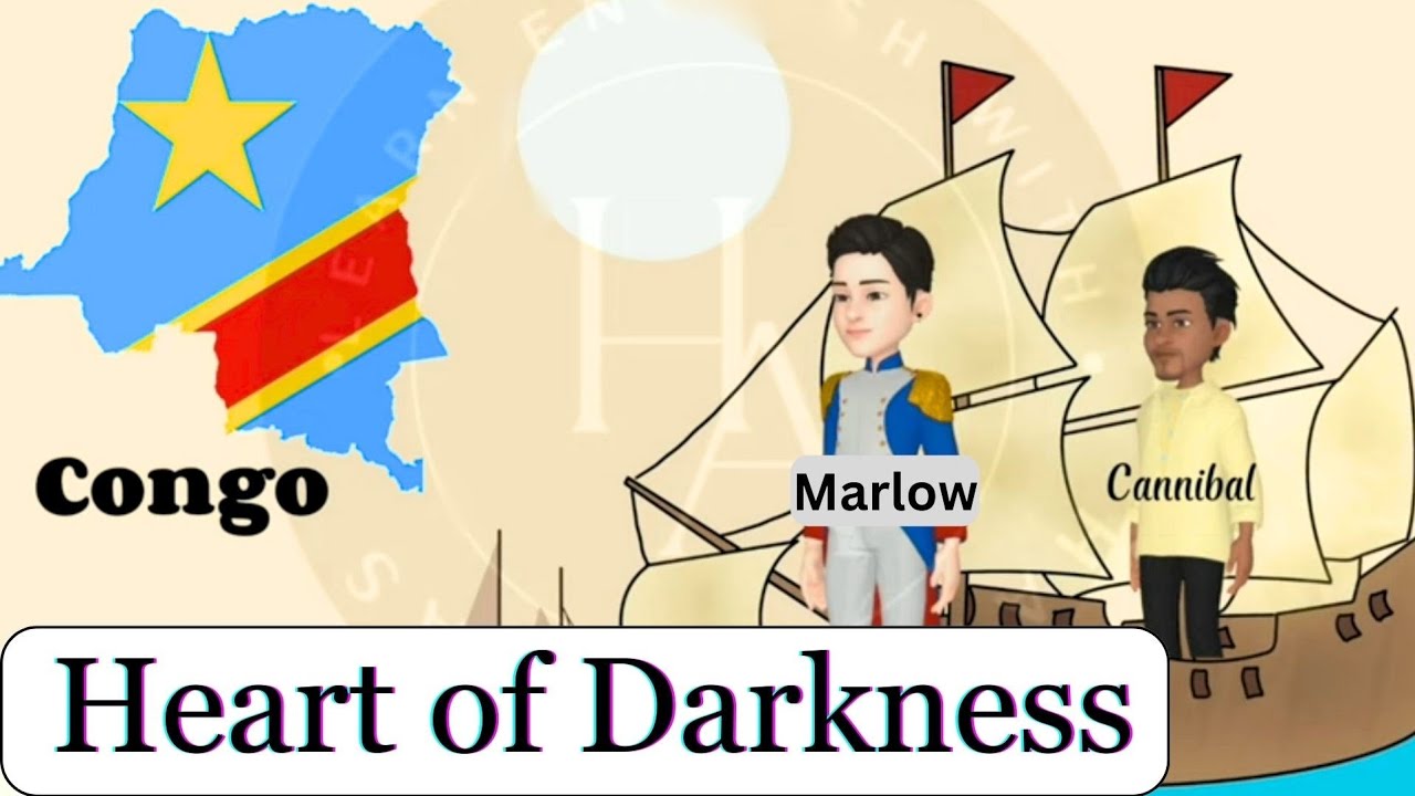 [Sub]"Heart of Darkness" by Joseph Conrad|Summary and Analysis in Hindi/Urdu