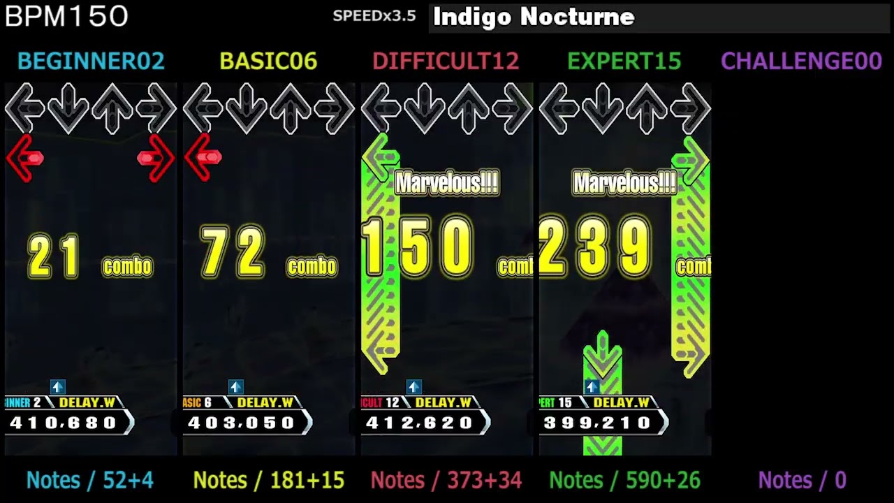 DDR / Indigo Nocturne - SINGLE (DanceDanceRevolution A3)