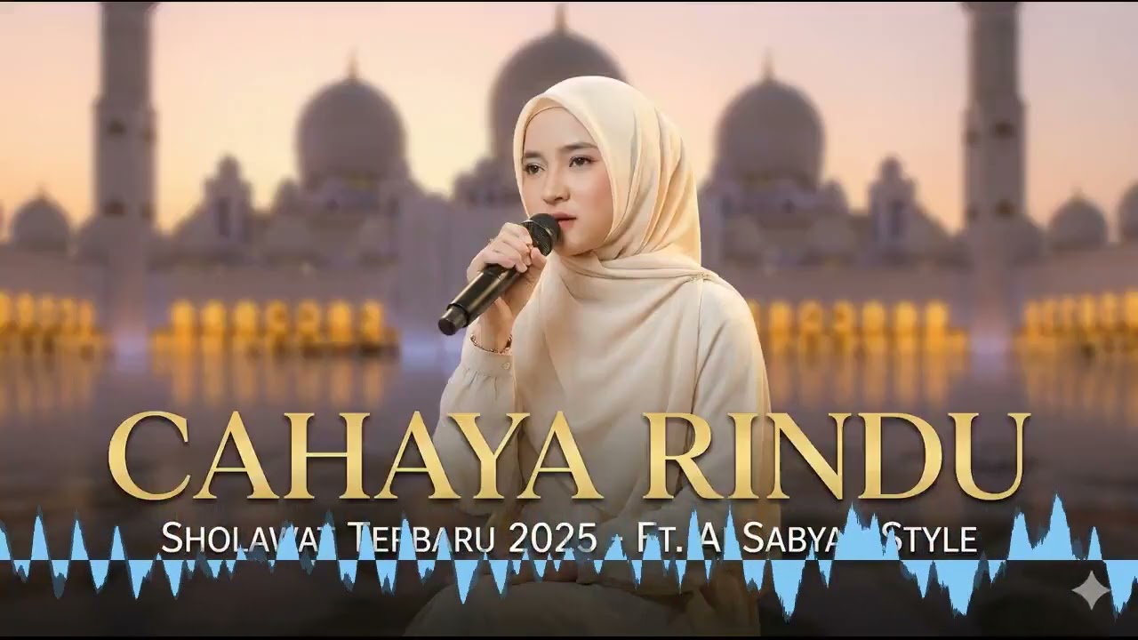 CAHAYA RINDU ✨ Sholawat Modern Sabyan Style 2025 | Lagu Religi Penyejuk Hati