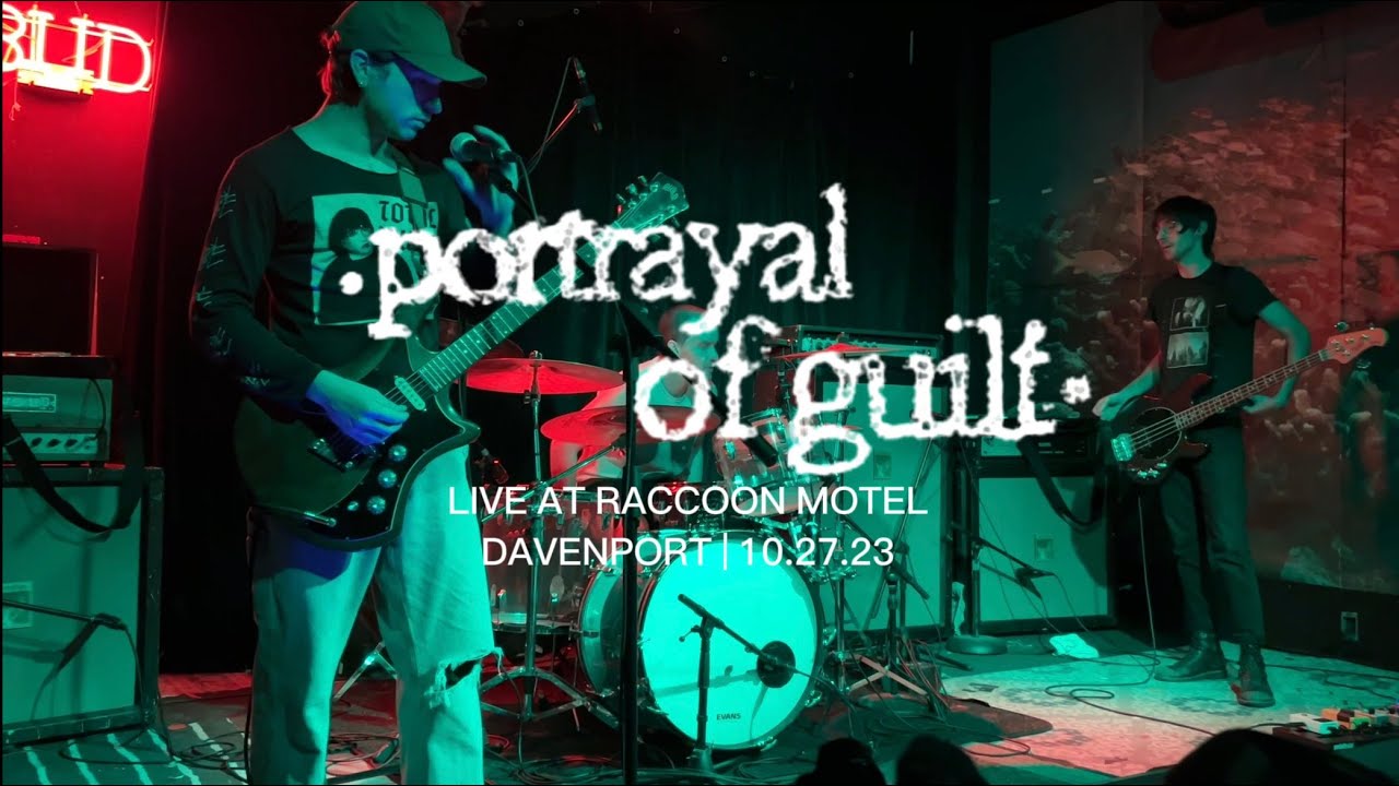 Portrayal of Guilt Full Set Live at Raccoon Motel Davenport 10.27.23 | Death in the Midwest
