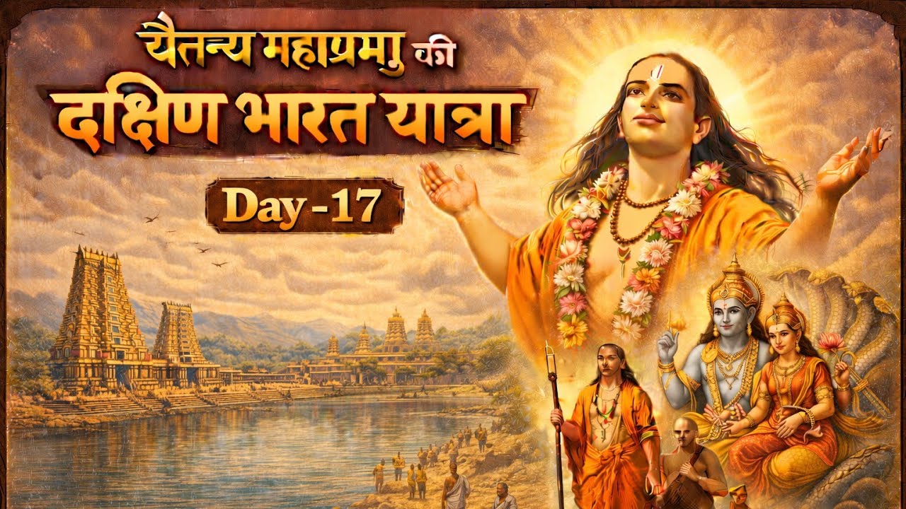 श्री चैतन्य महाप्रभु की दक्षिण भारत यात्रा |Sri Chaitanya Mahaprabhu South India Yatra Series DAY-17