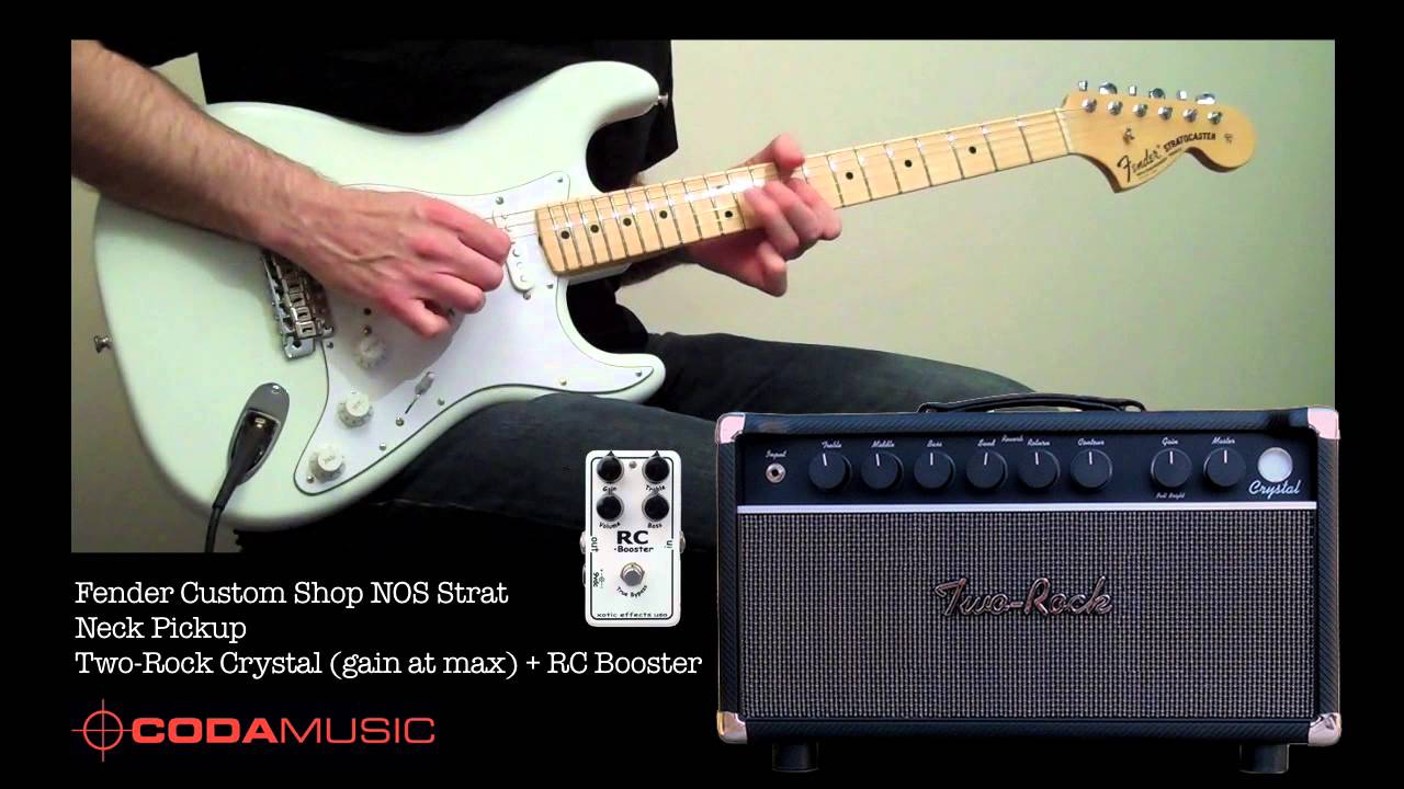 Two-Rock Crystal Head with Fender Custom Shop Strat and b3 Phoenix
