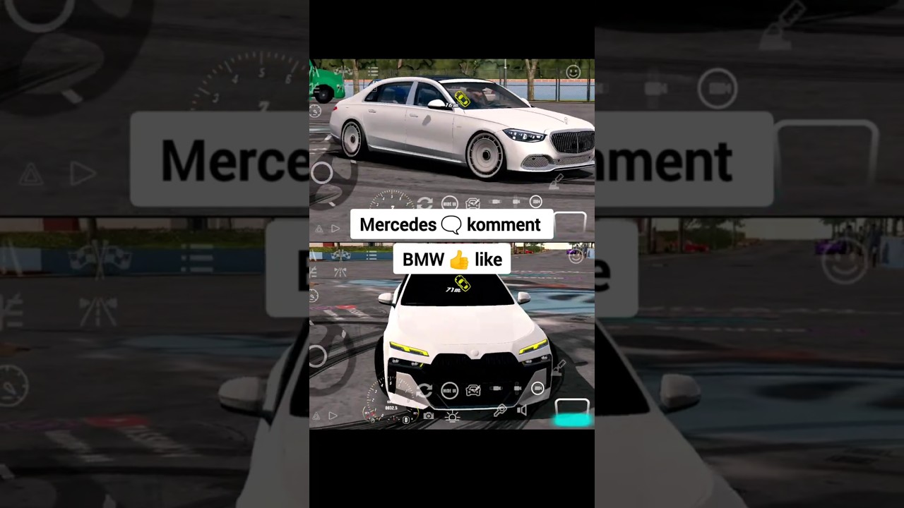 BMW vs Mercedes - car parking multiplayer #carparkingmultiplayer #cpm