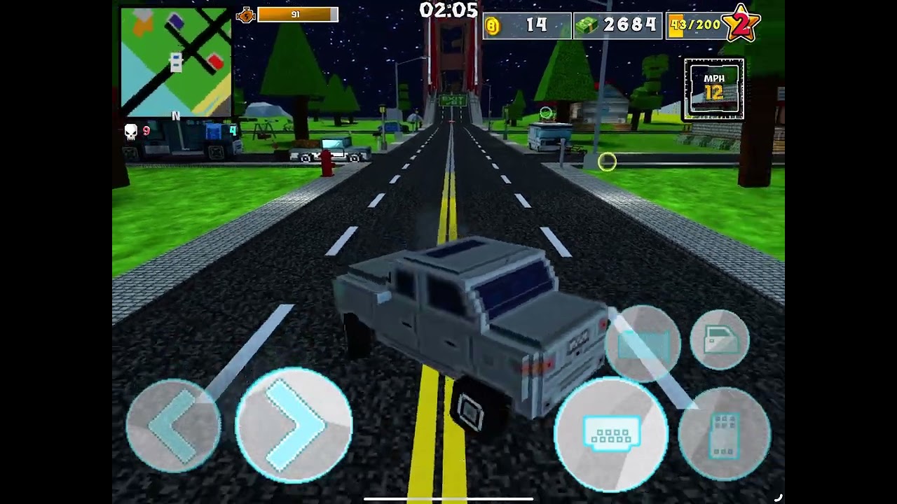First time playing blockygon city santos