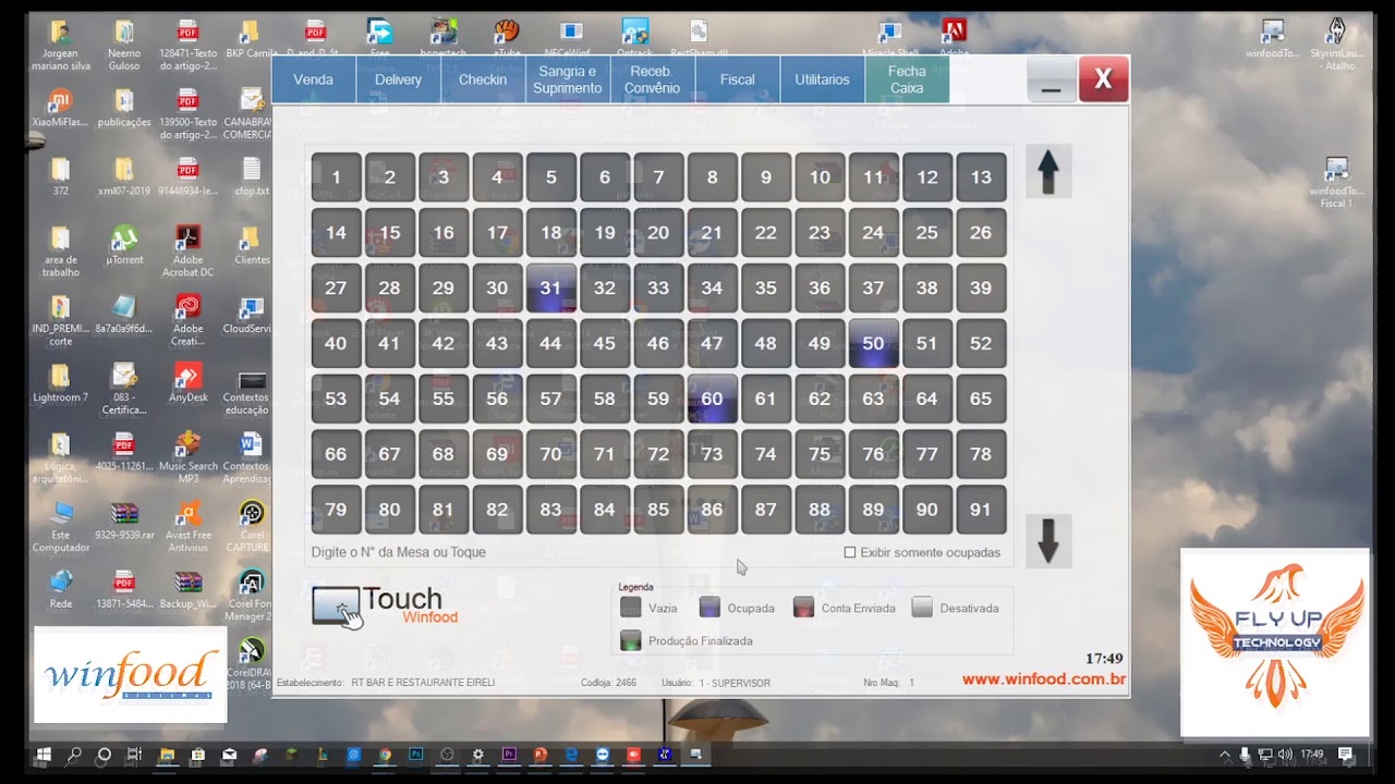 Comanda Individual  -V&iacute;deo 2- Configura&ccedil;&atilde;o do Winfood para atender a nova lei de comanda individual.