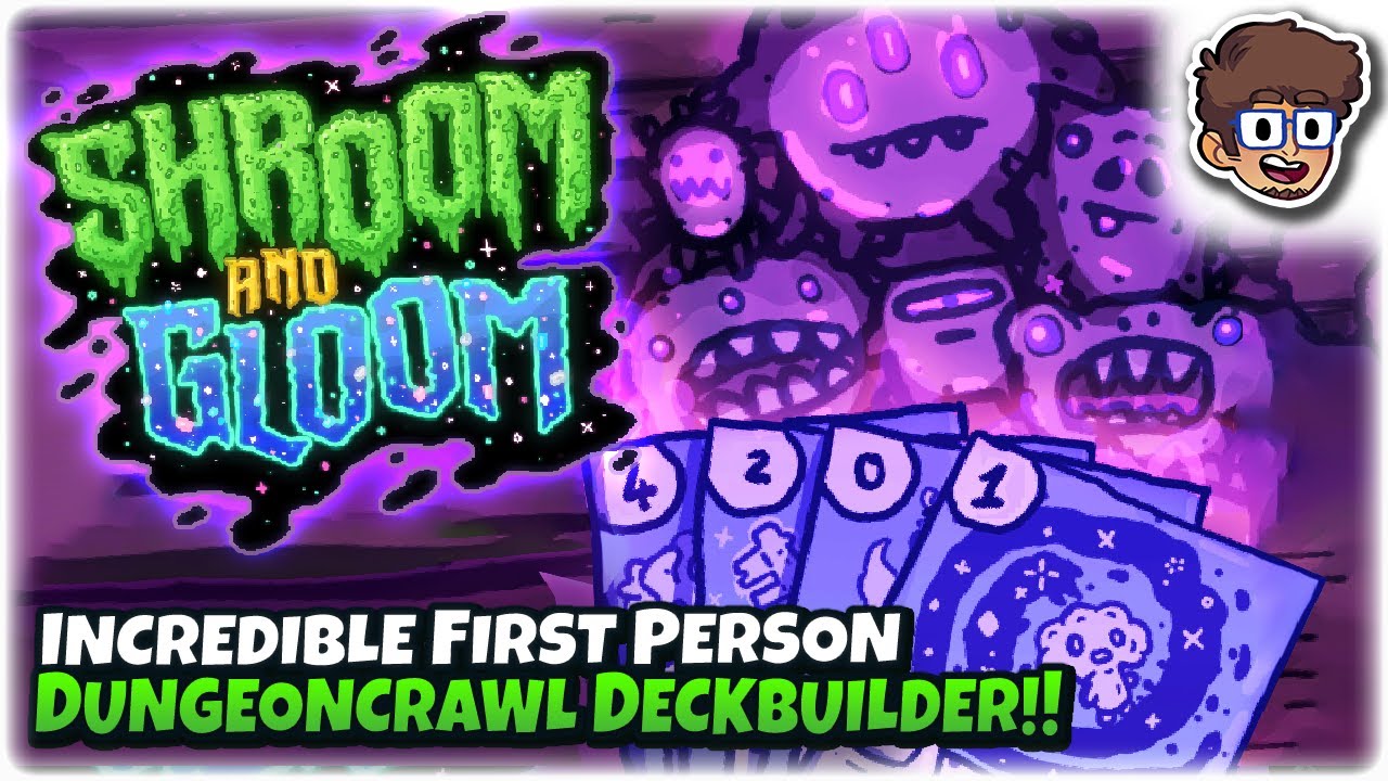 INCREDIBLE FIRST PERSON DECKBUILDING DUNGEONCRAWLER!! | Let's Try: Shroom & Gloom | Gameplay