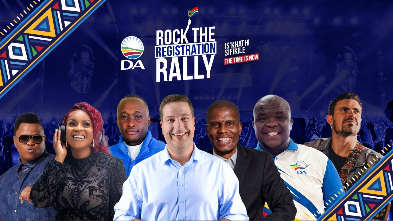LIVE: DA Rock The Registration Rally in KZN