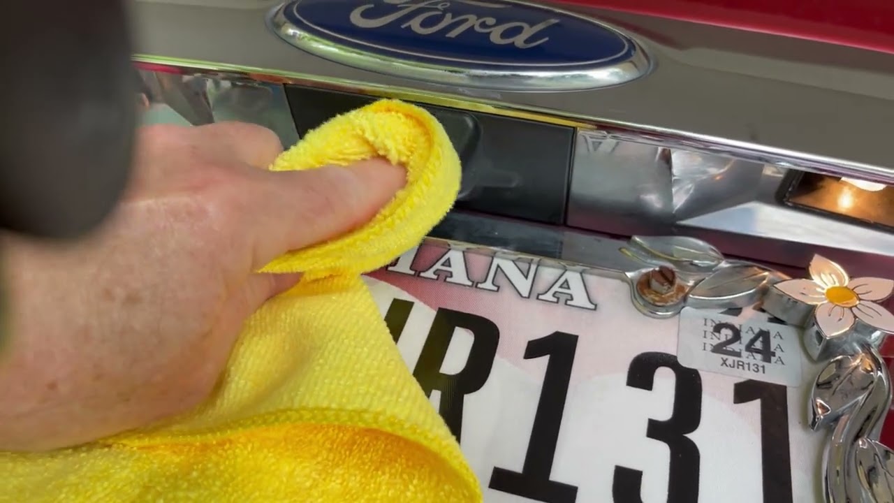 Rear View Camera Lens Restoration