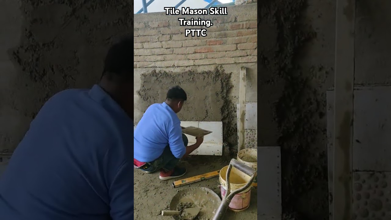 Tile Mason work video.#tiles #mason #interview #skills #training #video ✅🏠️