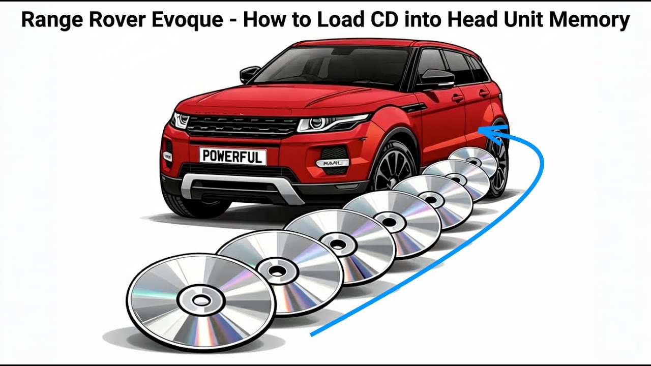 How to upload Music CD's into the memory on the Range Rover Evoque Audio System