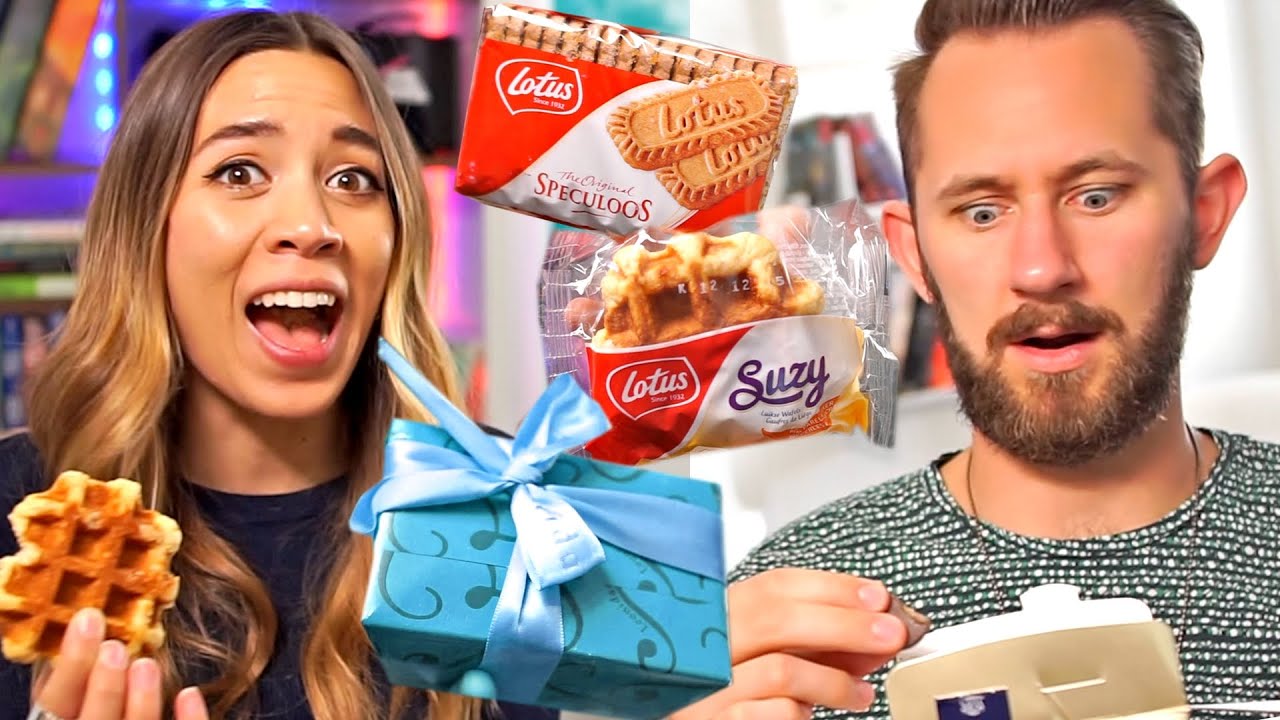 AMERICANS TRY BELGIAN FOODS!