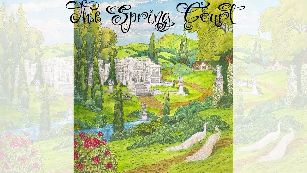 Hello Spring! Speed painting The Spring Court from ACOTAR