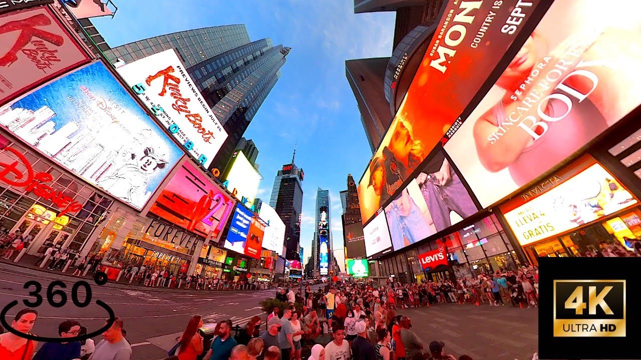 TIMES SQUARE in 360° VR | New York, New York