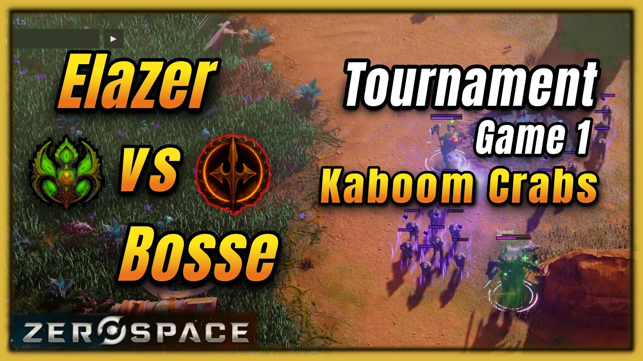 Elazer vs Bosse - ZeroSpace Tournament Game 1 | Crab Comeback