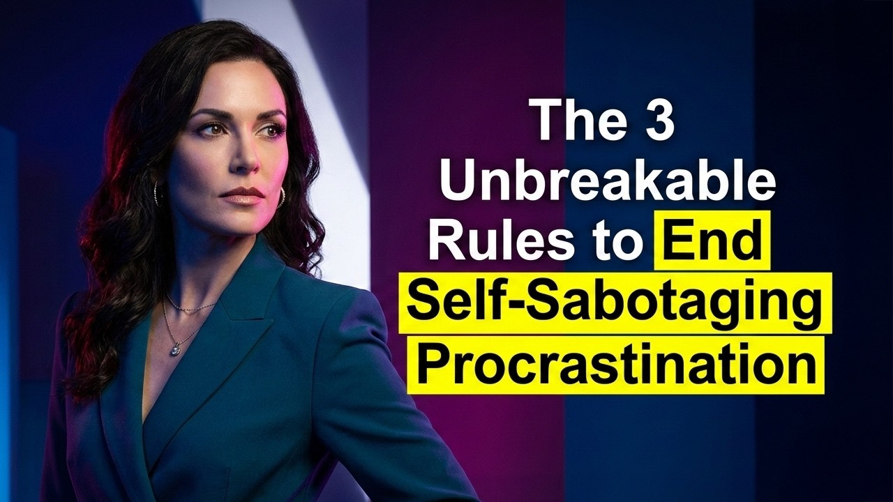 The 3 Unbreakable Rules to End Self-Sabotaging Procrastination