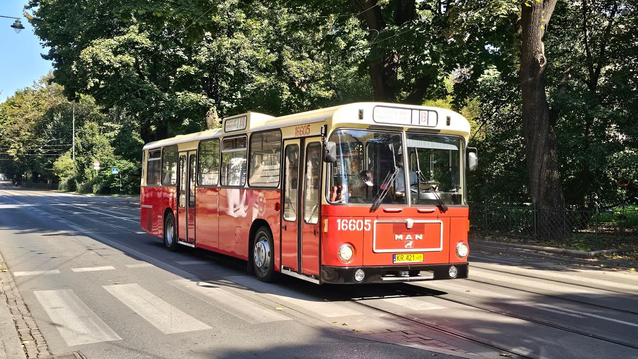 MAN SL200 #16605. MPK Kraków, linia B