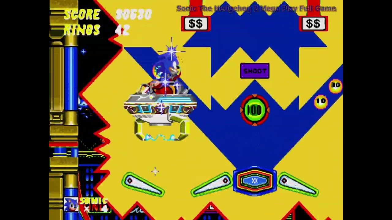 Sonic The Hedgehog 2 Mega Play Full Game Harder
