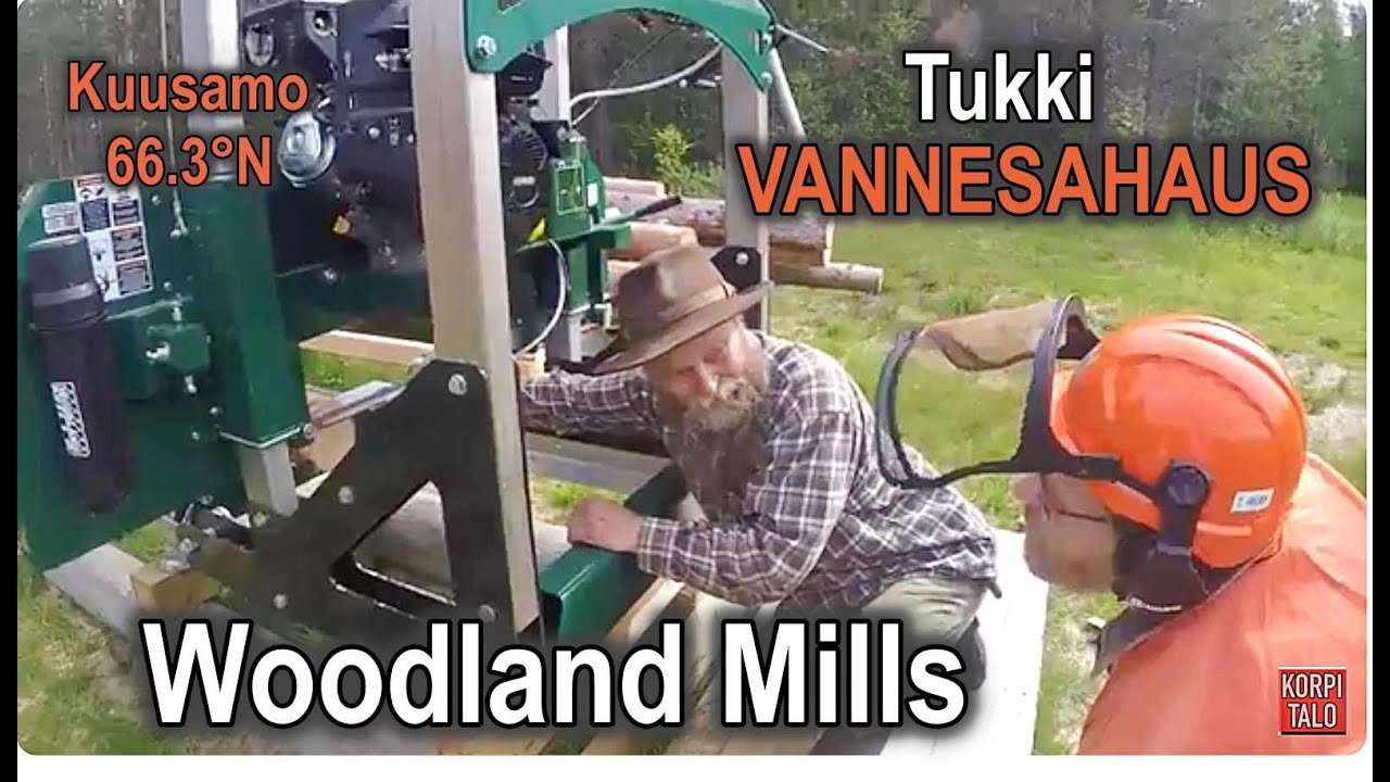 Tukkivanne sahausta Woodland Mill sahalla 2019 #vannesahaus #sahaus #tukkivannesaha #woodlandmills