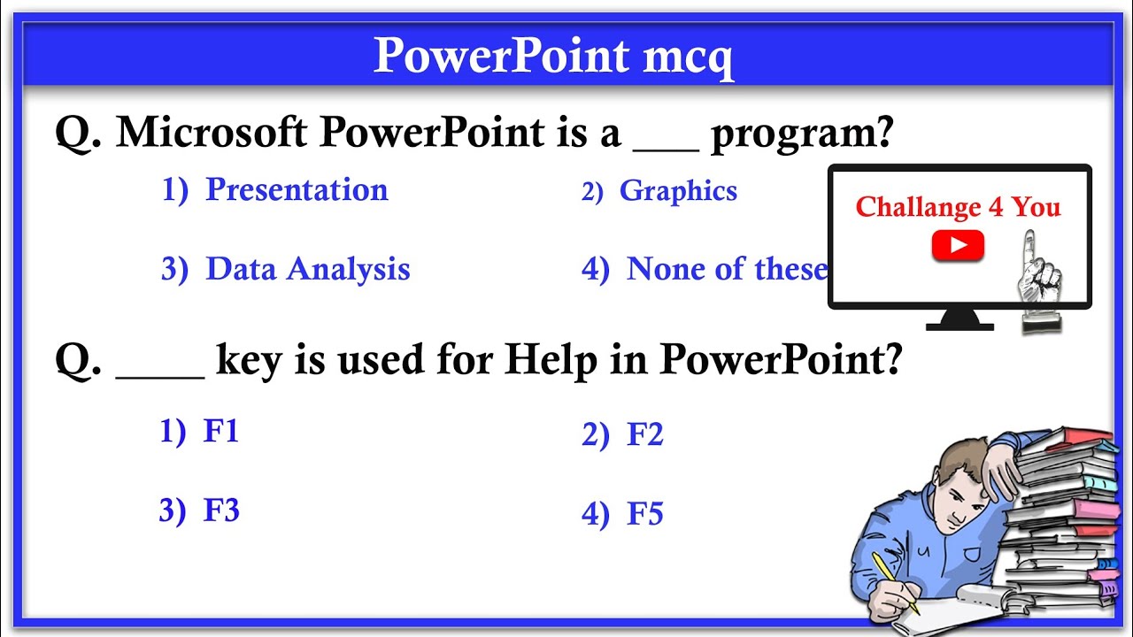 Top 50 PowerPoint MCQ Question and Answers - Microsoft Office MCQ  #msoffice
