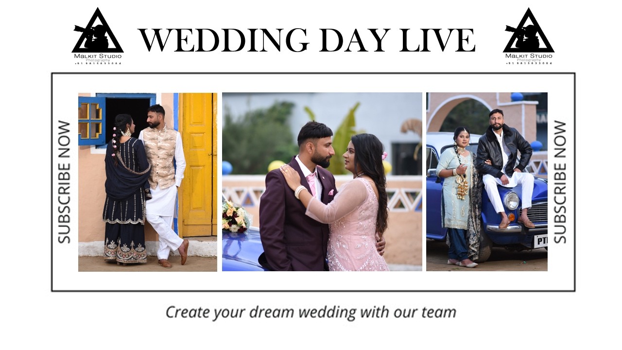 Wedding day live by malkit studio