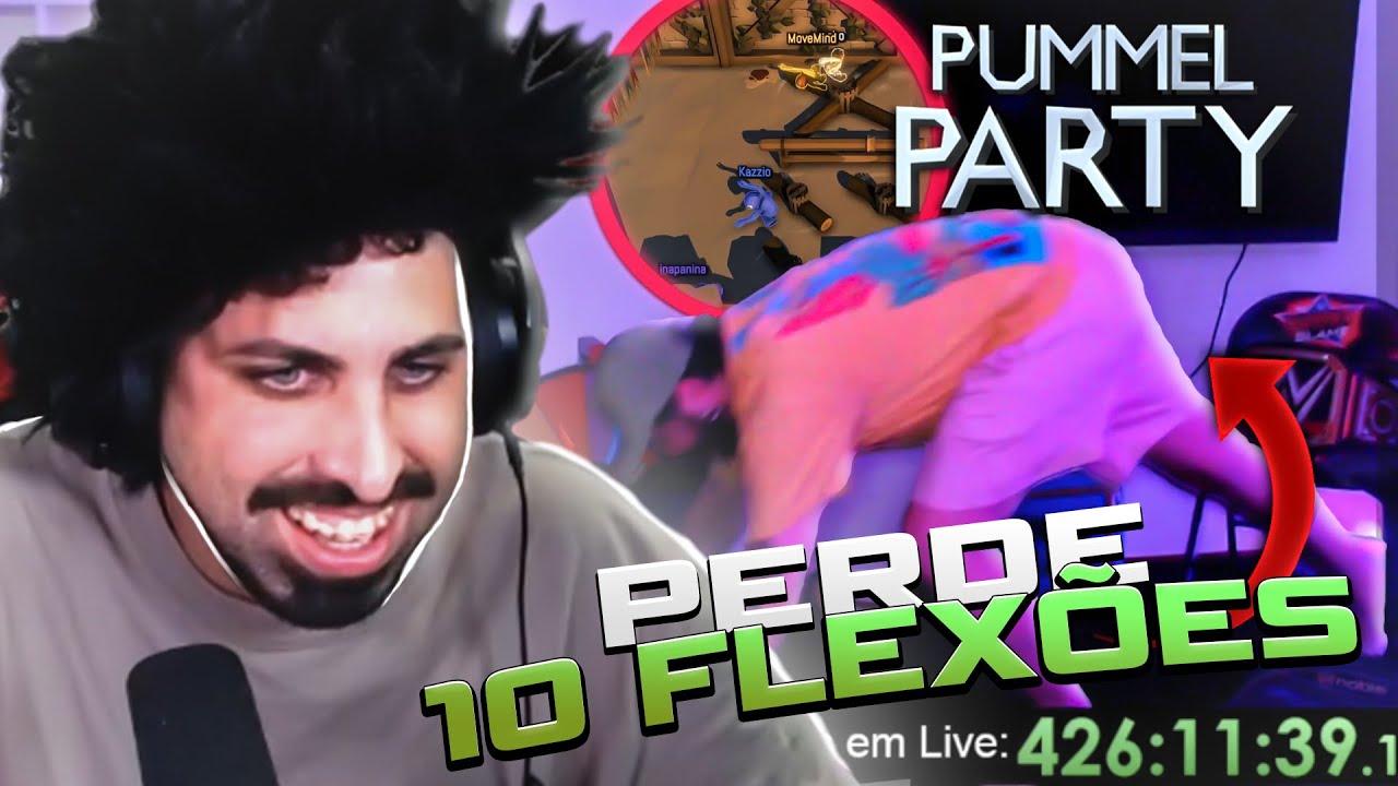 Joguei PUMMEL PARTY apostado c/ Wuant, Kazzio e Inapanina