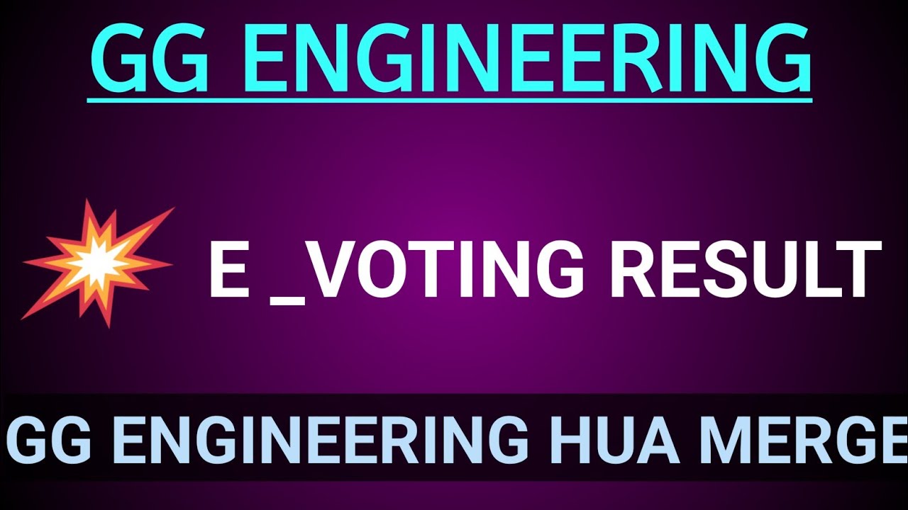 GG engineering latest news|| company ne kiya announcement 