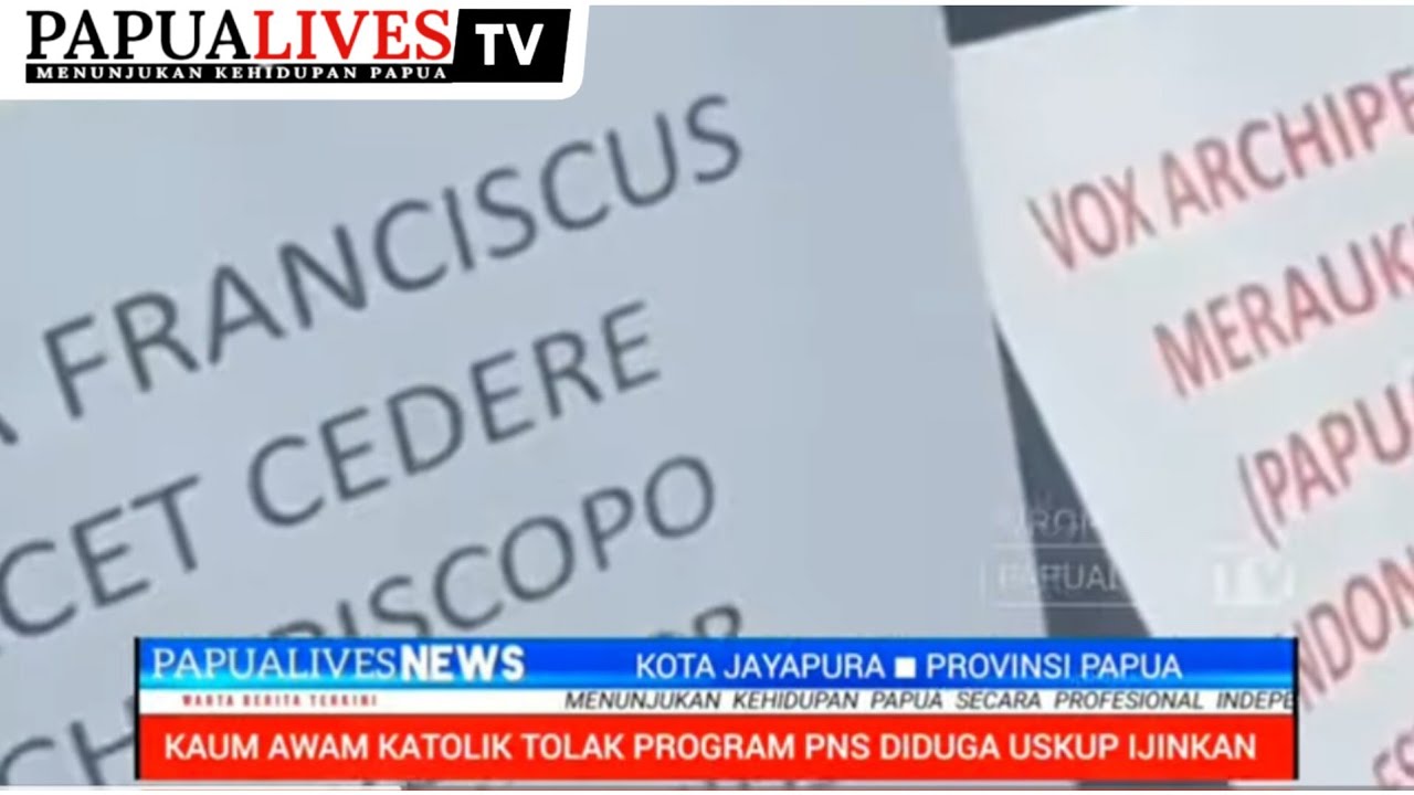Kaum Awam Katolik Tolak Pernyataan Uskup Merauke Ijinkan Proyek Strategi Nasional
