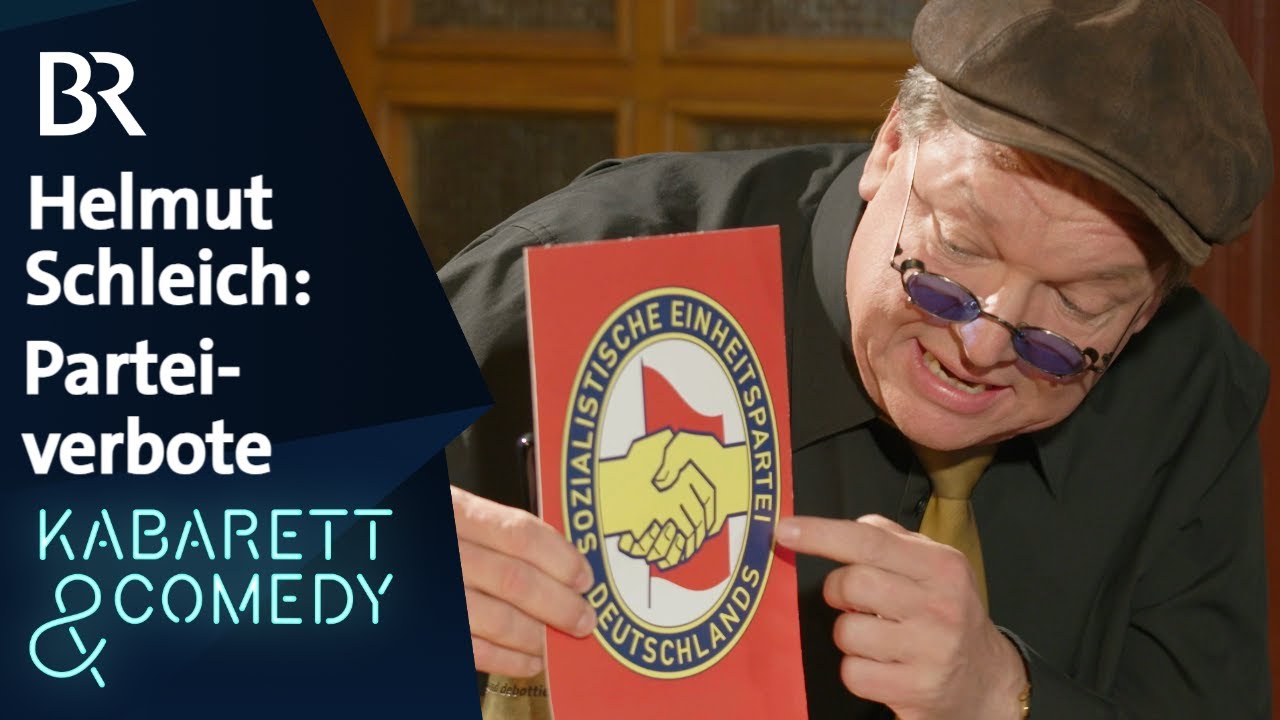 Helmut Schleich: Parteiverbote - historisch und heute | Schleich pur | BR Kabarett & Comedy