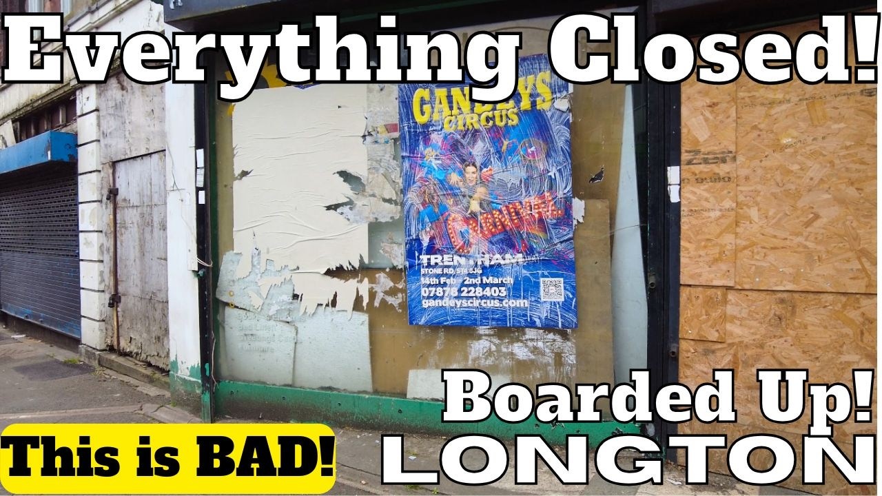 England STOKE ON TRENT LONGTON This is BAD | Boarded Up | Ghost Town UK 4K