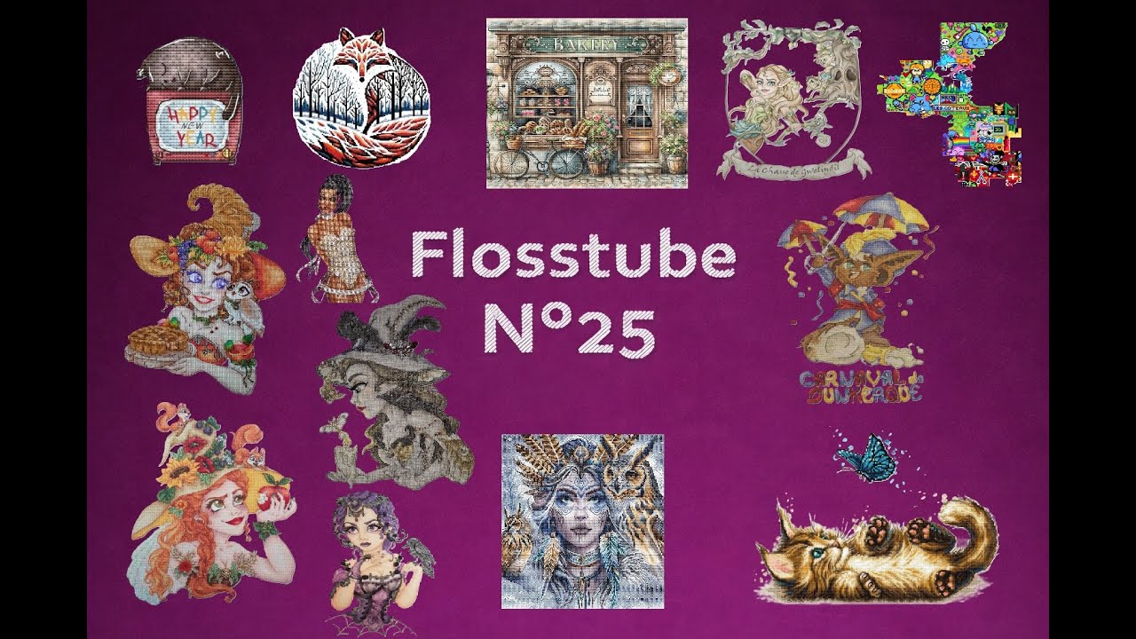 Flosstube n°25, un début d'année en fanfare, petit moment câlin et surprise sur la fin fin
