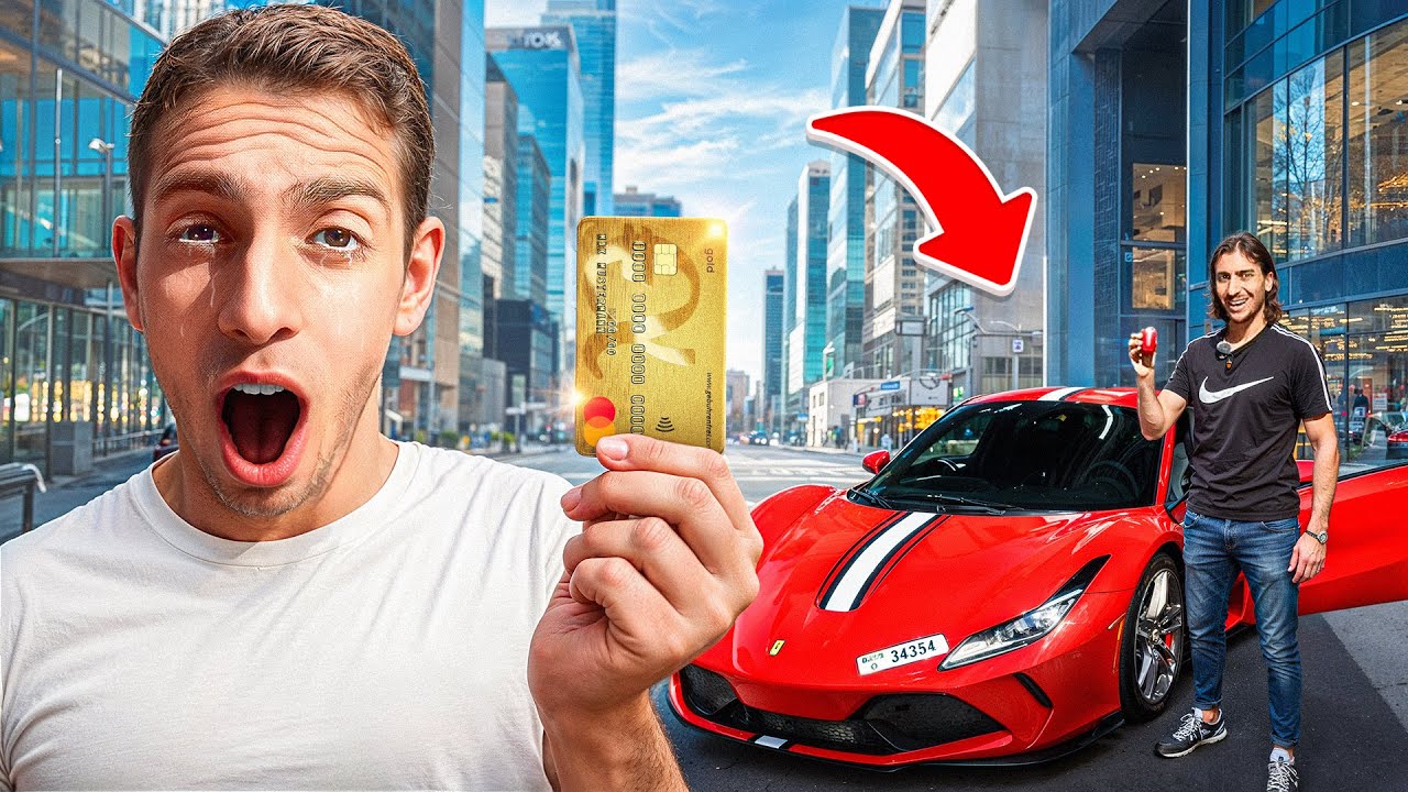 J'AI ACHETÉ UNE FERRARI A 300 000€  AVEC LA CARTE DE MON FRÈRE ? 😭 ( il a pleuré ...)