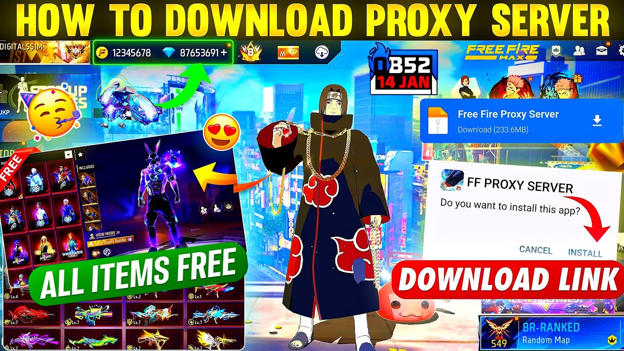 How To Download Proxy Server In Free Fire 💯😱🔥 | Free Fire Proxy Server | Proxy Server Free Fire