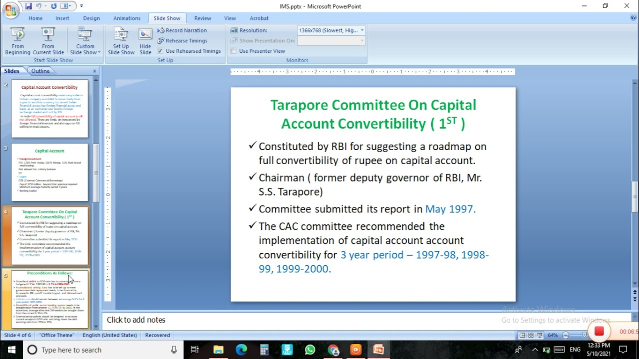 Capital Account Convertibility