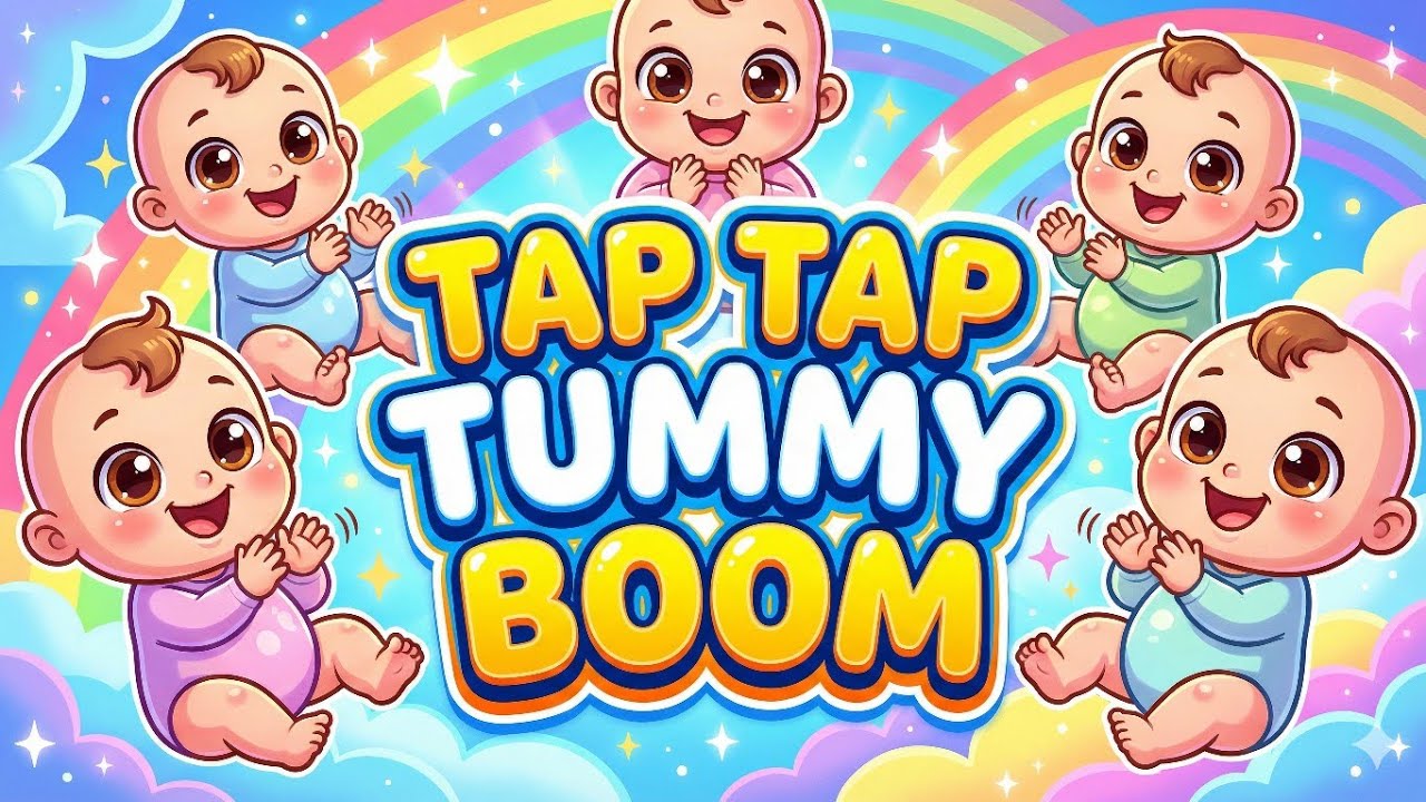 Tap Tap Tummy Boom Boom | Fun Action Song for Babies | Kids Dance Rhyme | @Lullidoo