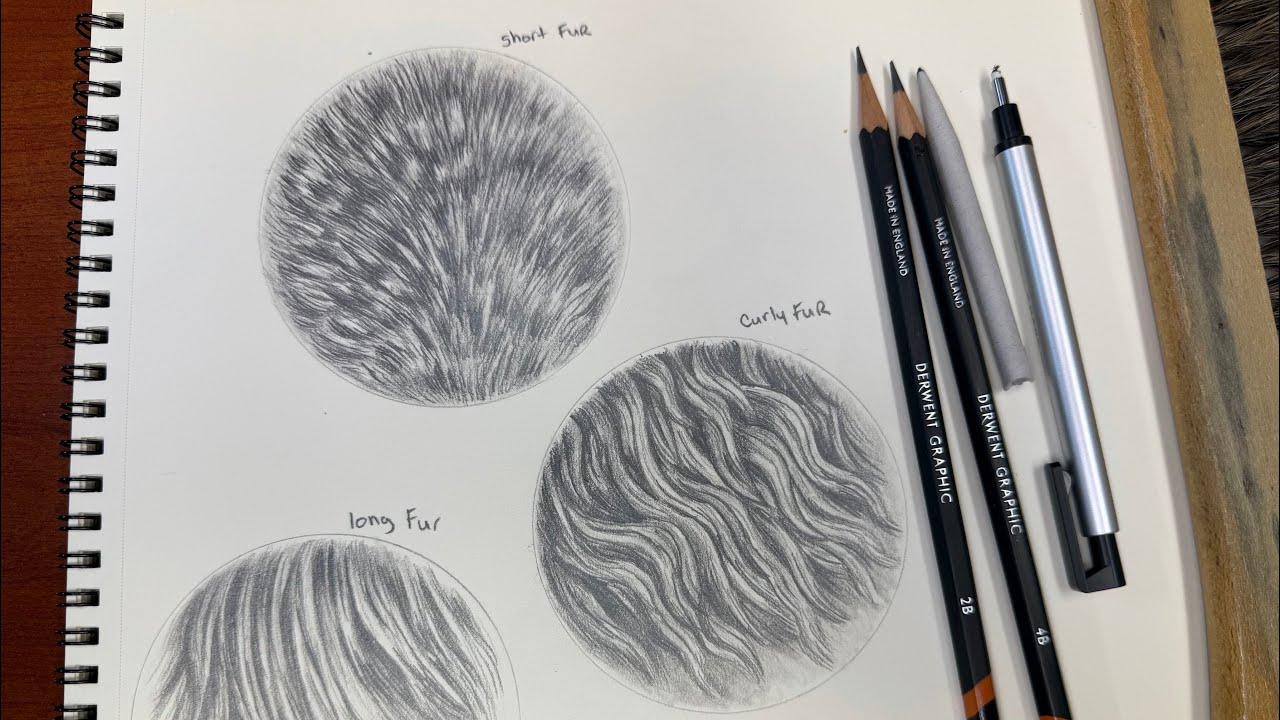 How to draw realistic fur like a pro | beginner friendly tips