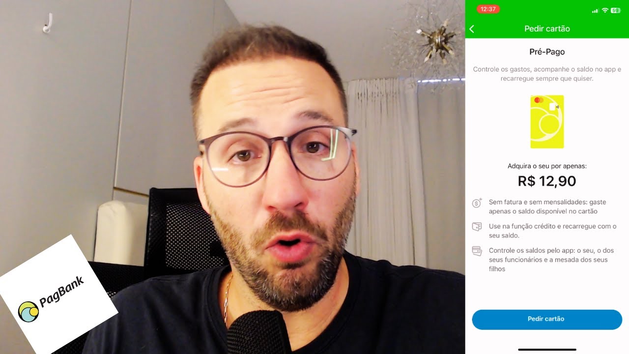 Como FUNCIONA CART&Atilde;O PR&Eacute; PAGO PAGBANK
