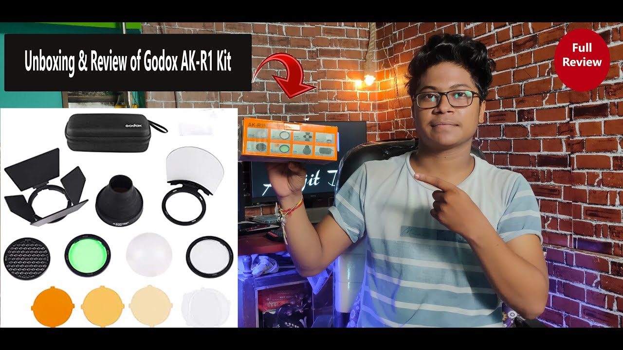 Unboxing & Review of Godox AK R1 Kit II Full Details Review II In HINDI