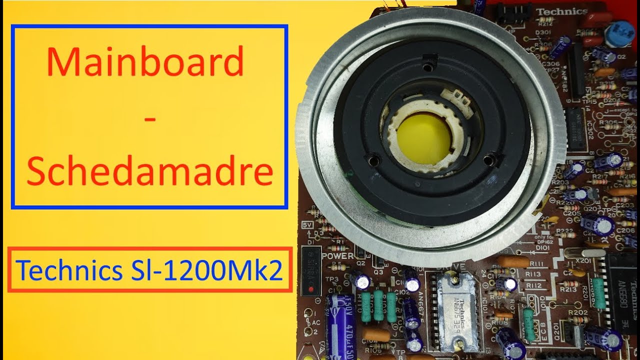 Come acquistare Technics 1200 mk2 - How To buy - Scheda Madre ( Mainboard motherboard PCB )