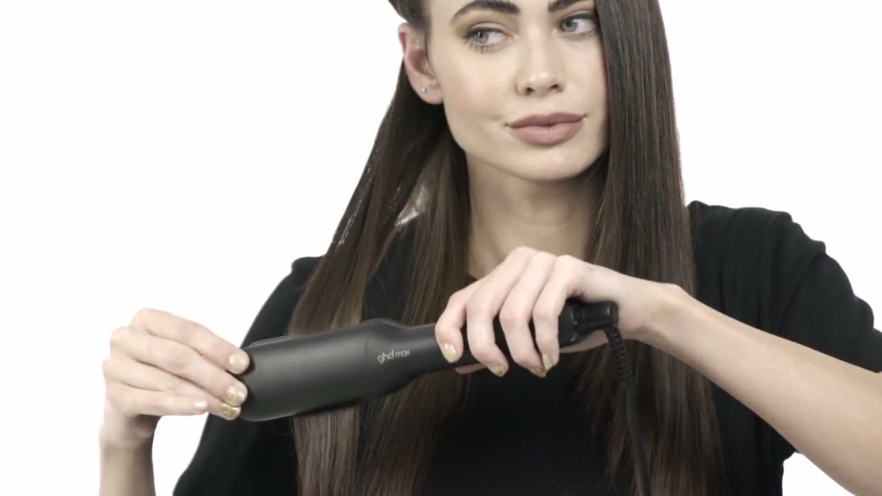 Sleek And Straight with GHD Max Styler
