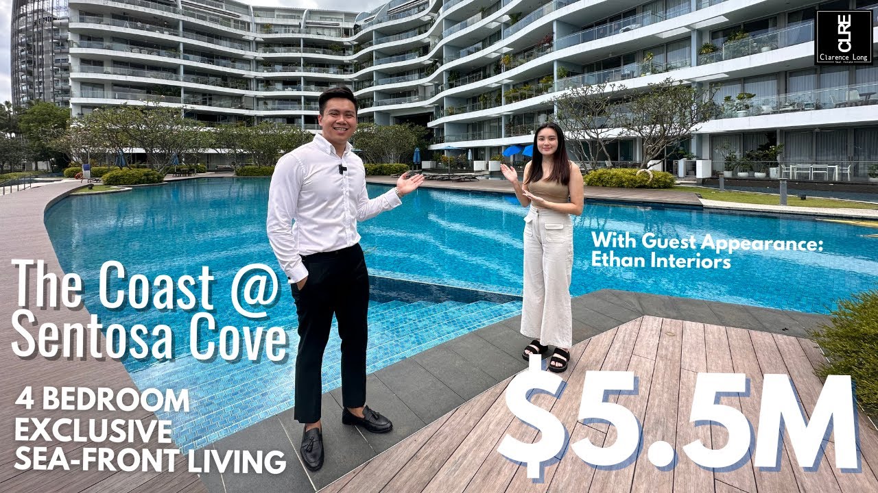 The Coast at Sentosa Cove | 4 Bedroom | Seafront Living | Singapore Condo Home Tour | $5.5M