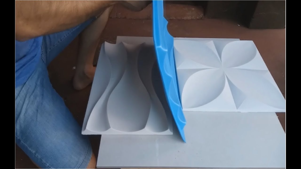 Como Fazer Placas de Gesso 3D por 2 Reais a peça