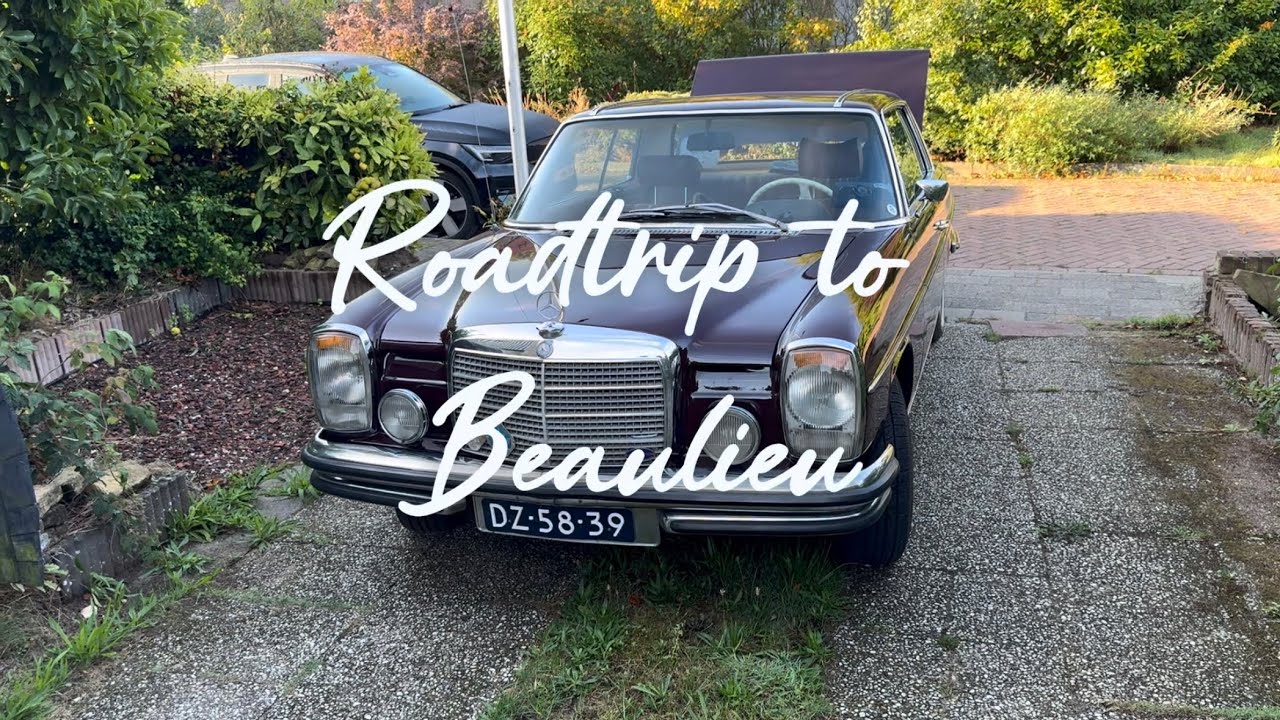 Road trip to Beaulieu with the Mercedes 250 C