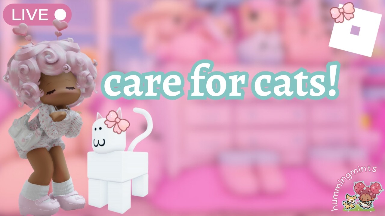 🌷💗 care for cats stream!~ 💗#shorts #roblox #careforcats (02/11/2026)